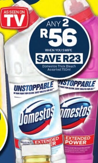 Pick n Pay Domestos Thick Bleach Assorted 750ml offer