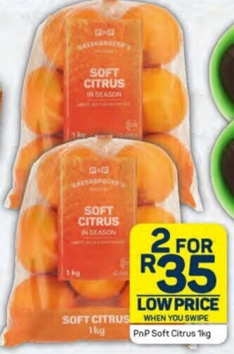 Pick n Pay PnP Soft Citrus 1kg offer