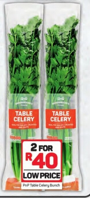 Pick n Pay PnP Table Celery Bunch offer