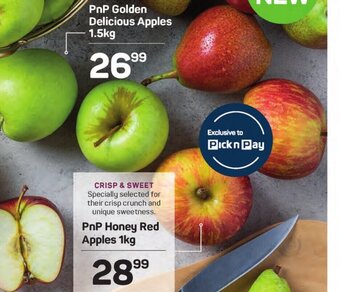 Pick n Pay PnP Golden Delicious Apples 1.5kg offer