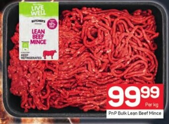 Pick n Pay PnP Bulk Lean Beef Mince offer