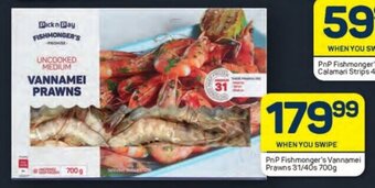 Pick n Pay PnP Fishmonger's Vannamei Prawns 31/40s 700g offer