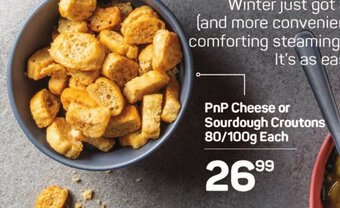 Pick n Pay PnP Cheese or Sourdough Croutons 80/100g Each offer