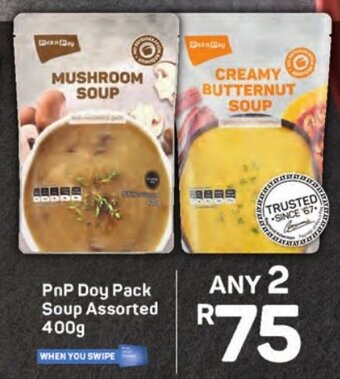 Pick n Pay PnP Doy Pack Soup Assorted 400g offer