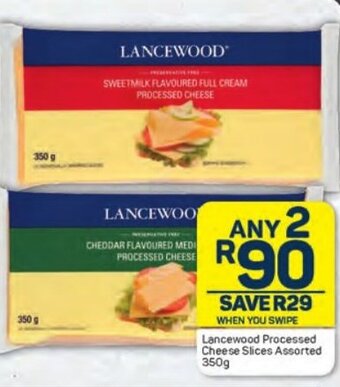 Pick n Pay Lancewood Processed Cheese Slices Assorted 350g offer