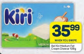 Pick n Pay Bel Kiri Medium Fat Cream Cheese 108g offer