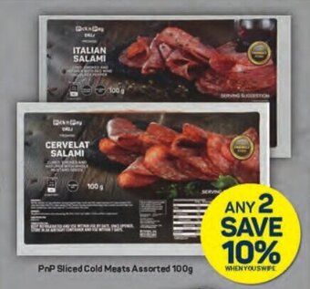 Pick n Pay PnP Sliced Cold Meats Assorted 100g offer