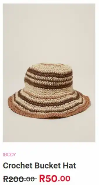 Crochet bucket hat
