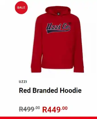 Truworths Red branded hoodie offer