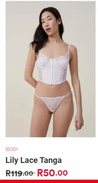 Lily lace tanga
