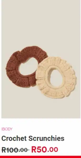 Crochet scrunchies