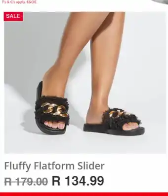 Rage Fluffy flatform slider offer