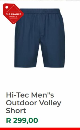 Outdoor Warehouse Hi-tec men's outdoor volley short offer
