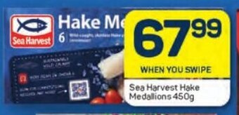 Pick n Pay Sea Harvest Hake Medallions 450g offer