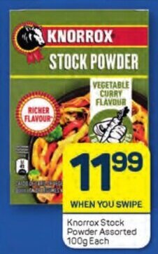 Pick n Pay Knorrox Stock Powder Assorted 100g Each offer
