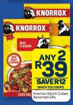 Knorrox Stock Cubes Assorted 24s