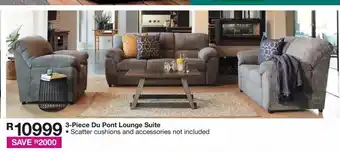 House & Home 3- piece du pont lounge suite offer