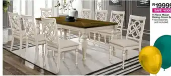 House & Home Mulan fy-20205 9 piece dining room suite offer