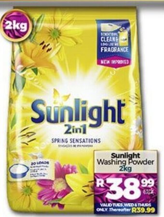 Take 'n Pay Sunlight Washing Powder 2kg offer