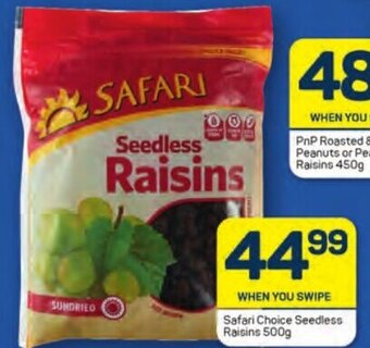 Safari Choice Seedless Raisins 500g