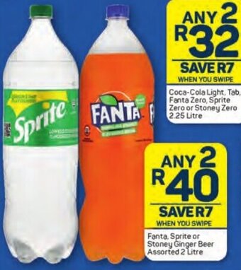 Pick n Pay Fanta, Sprite or Stoney Ginger Beer Assorted 2 Litre offer