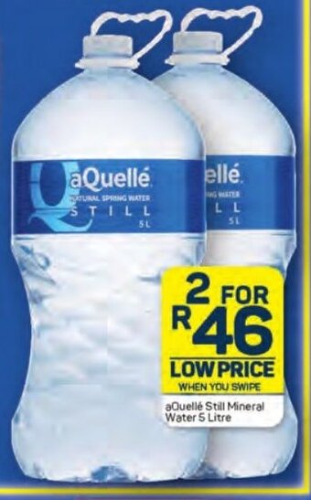 Pick n Pay aQuellé Still Mineral Water 5 Litre offer