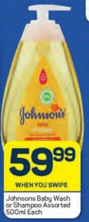 Pick n Pay Johnson's Baby Aqueous Cream or Jelly Assorted 500ml Each offer