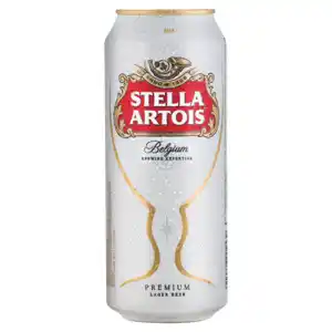 Shoprite Liquor Stella artois premium lager beer can 500ml offer