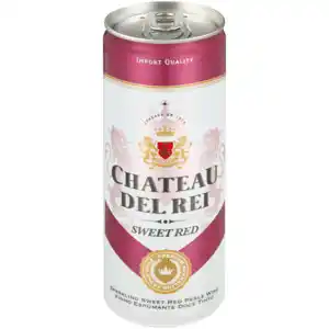 Shoprite Liquor Chateau delrei sparkling sweet red wine can 250ml offer