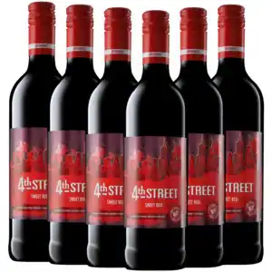 Shoprite Liquor 4th street natural sweet red wine bottles 6 x 750ml offer