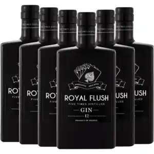 Shoprite Liquor Royal flush gin bottles 6 x 750ml offer