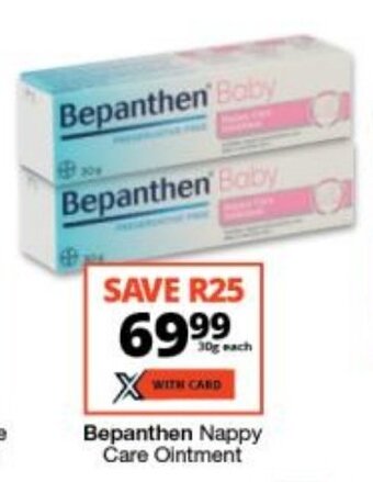 Checkers Bepanthen Nappy Care Ointment offer