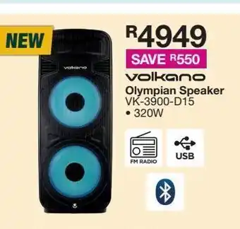 House & Home Volkano olympian series bt party speaker vk-3900-d15 offer