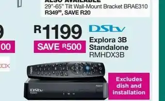 House & Home Dstv explora 3b stand alone rmhdx3b offer