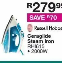 House & Home Russell hobbs ceraglide steam iron 2000watt rhi615 offer