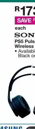 House & Home Sony ps5 pulse 3d wireless headset - black offer