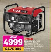 Game Ryobi generator rg-2700 offer