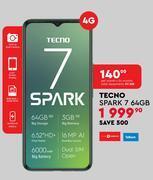 Edgars Tecno spark 7 64gb 4g offer