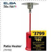 Builders Warehouse Elba patio heater offer