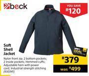 Builders Warehouse Beck soft shell jacket offer