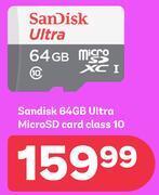 PEP Sandisk 64gb ultra micro sd card class 10 offer