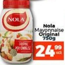 Take 'n Pay Nola Mayonnaise Original 750g offer