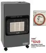Leroy Merlin Cadac 3 panel gas heater (charcoal) 4.1kw offer