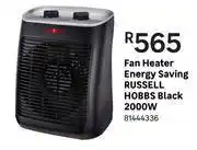 Leroy Merlin Russell hobbs fan heater energy saving black 2000w 81444336 offer