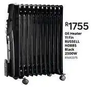 Leroy Merlin Russell hobbs oil heater 11 fin black 2500w 81483375 offer