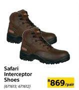 Builders Warehouse Safari interceptor shoes-per pair offer
