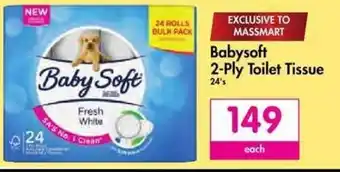 Makro Babysoft 2-Ply Toilet Tissue offer