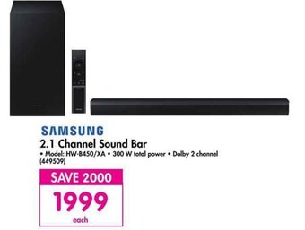 Makro SAMSUNG 2.1 Channel Sound Bar offer