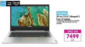 Lenovo 39 cm (15.6") Ideapad 3 Core i3 Laptop
