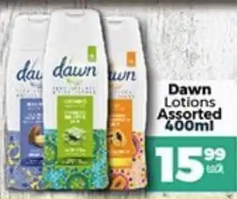 Take 'n Pay Dawn Lotions 400ml offer
